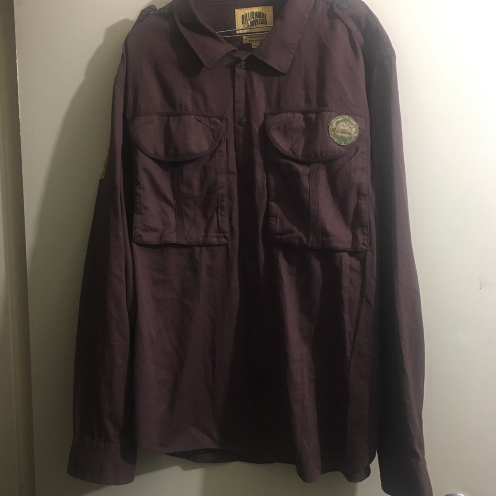 Billionaire Boys club long sleeve collar Shirt 3XL